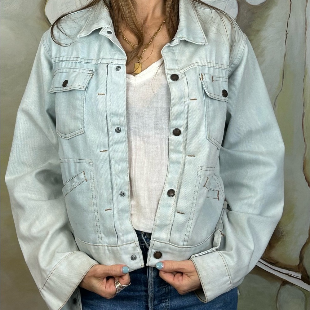 1970’s Vintage light blue boys denim jacket